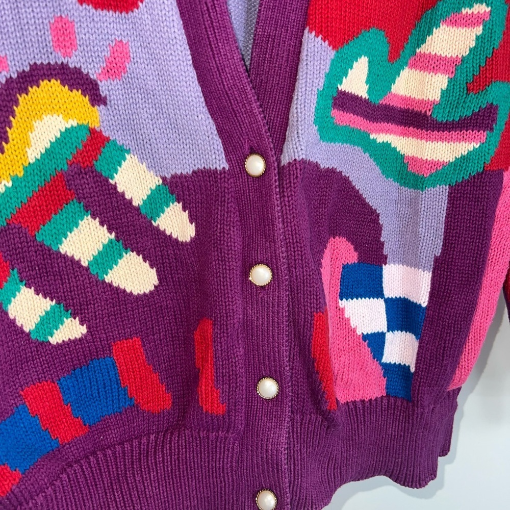 Vintage Abstract Cardigan - Picture 9 of 13